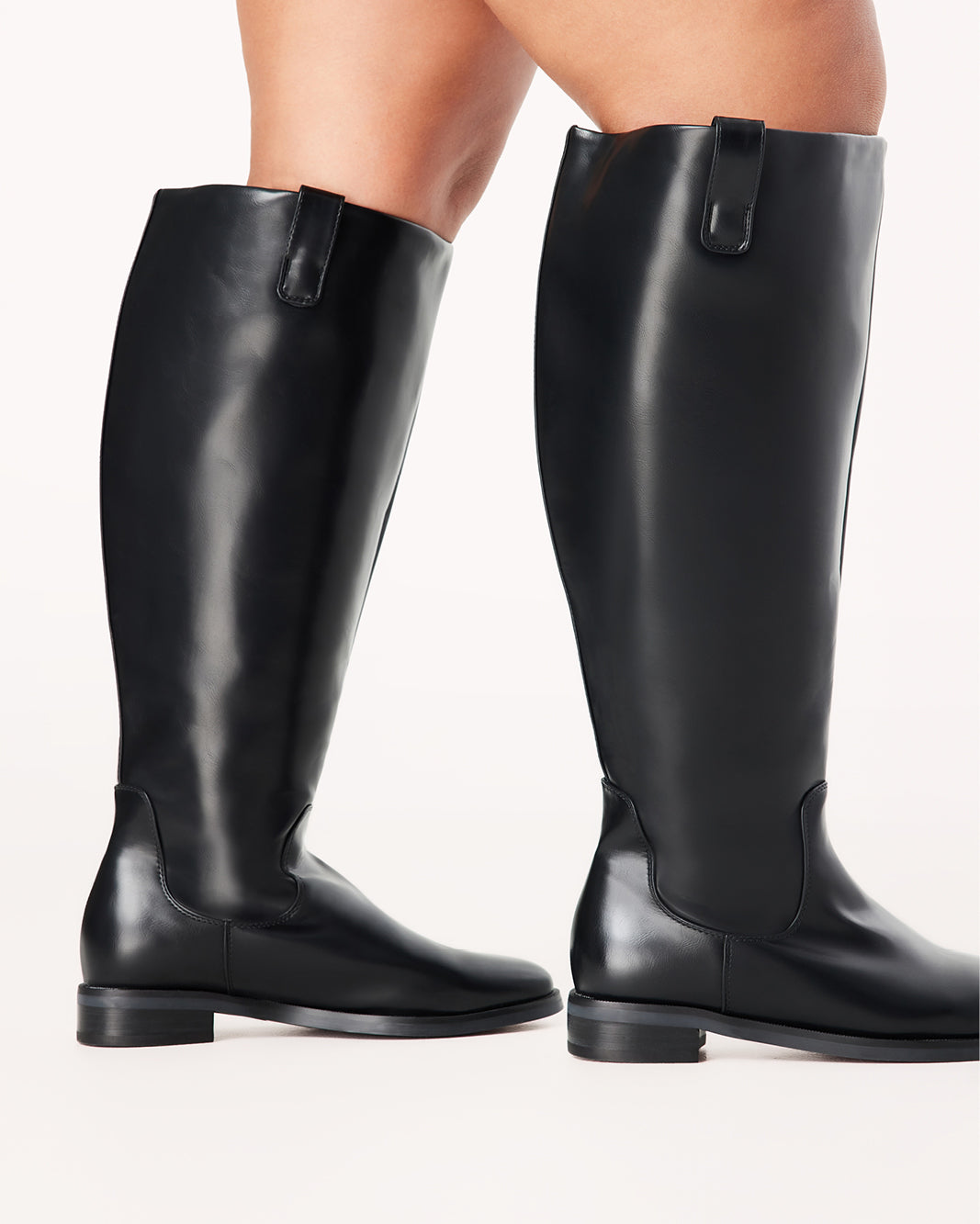 SYBIL EXTENDED CURVE - BLACK-Boots-Billini-Billini