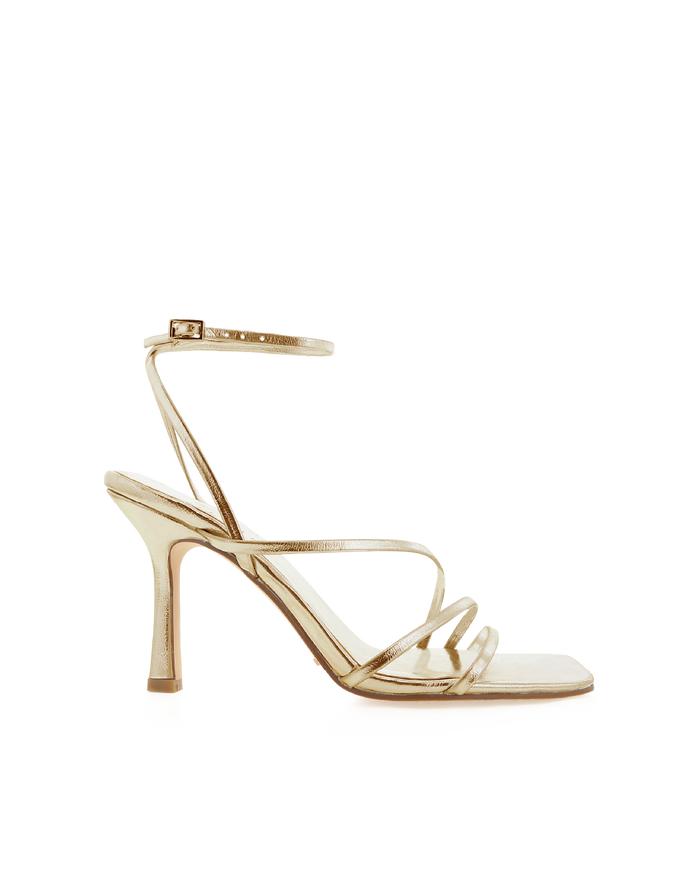 SYLVIA - GOLD METALLIC-Heels-Billini-Billini
