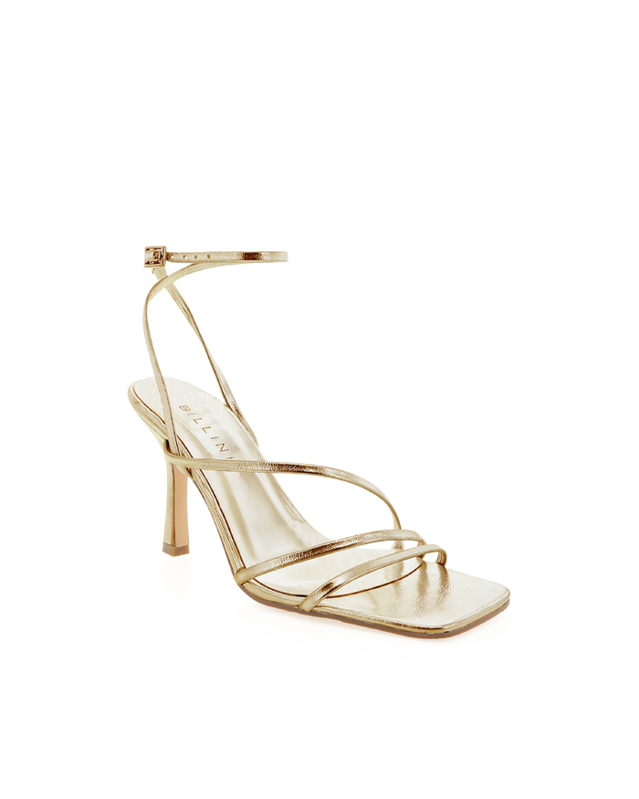 SYLVIA - GOLD METALLIC-Heels-Billini-Billini