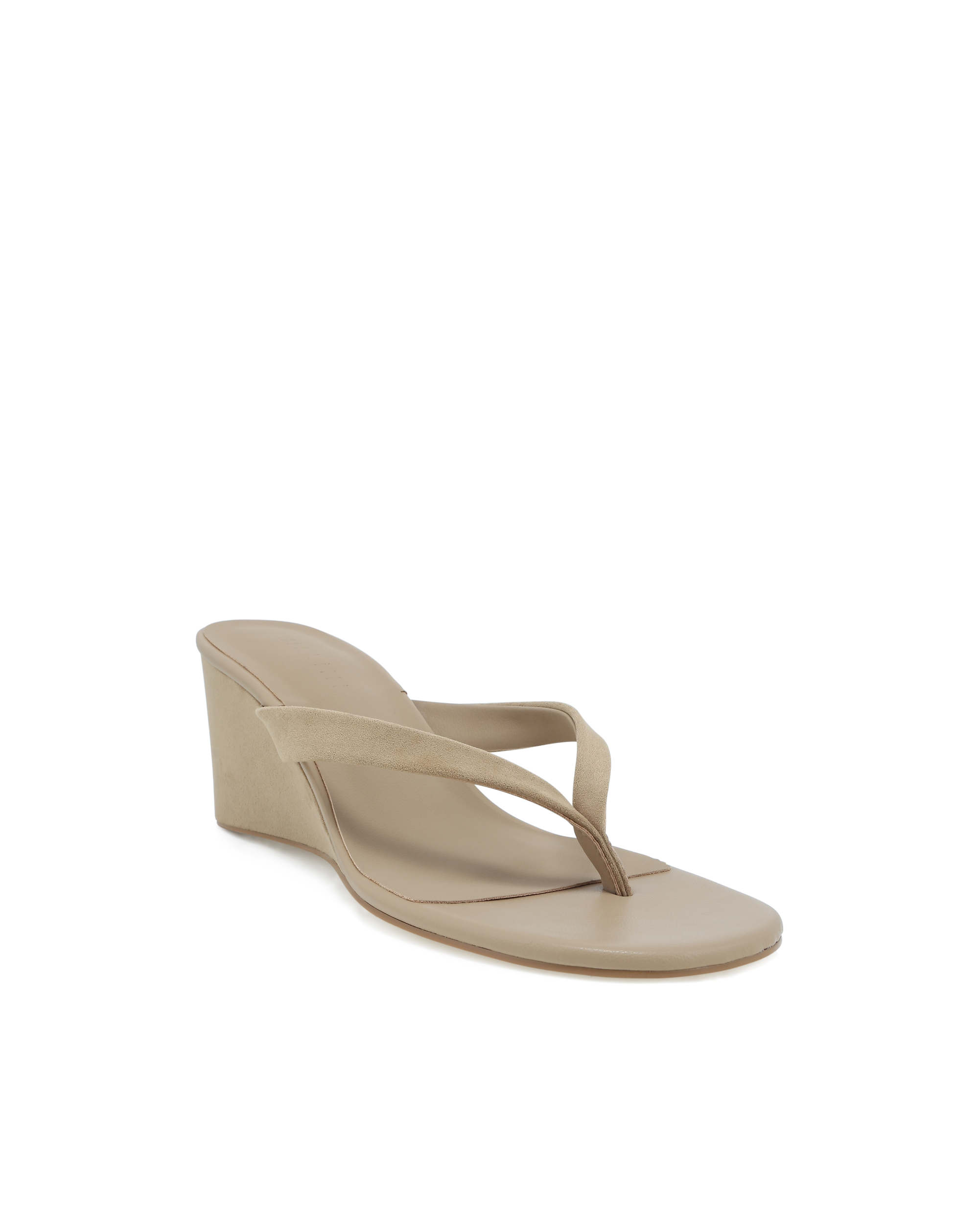 TAIKA - BISCUIT SUEDE-Wedges-Billini-Billini
