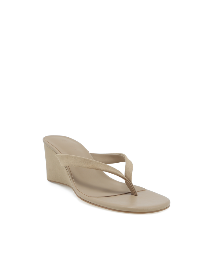 TAIKA - BISCUIT SUEDE-Wedges-Billini-Billini