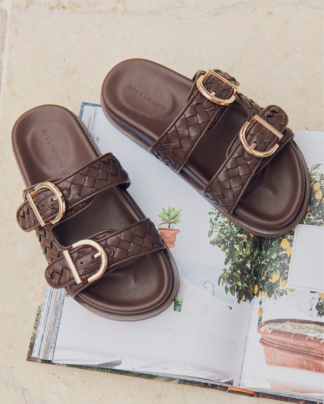 TALON MINI - CHOCOLATE-Sandals-Billini-Billini