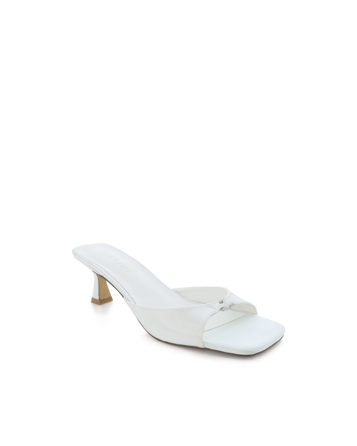 TAYLER - WHITE SATIN-Heels-Billini-Billini