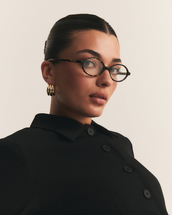 THE YASMIN - HAVANA TORT-BLUE LIGHT-SUNGLASSES-BANBE-Billini