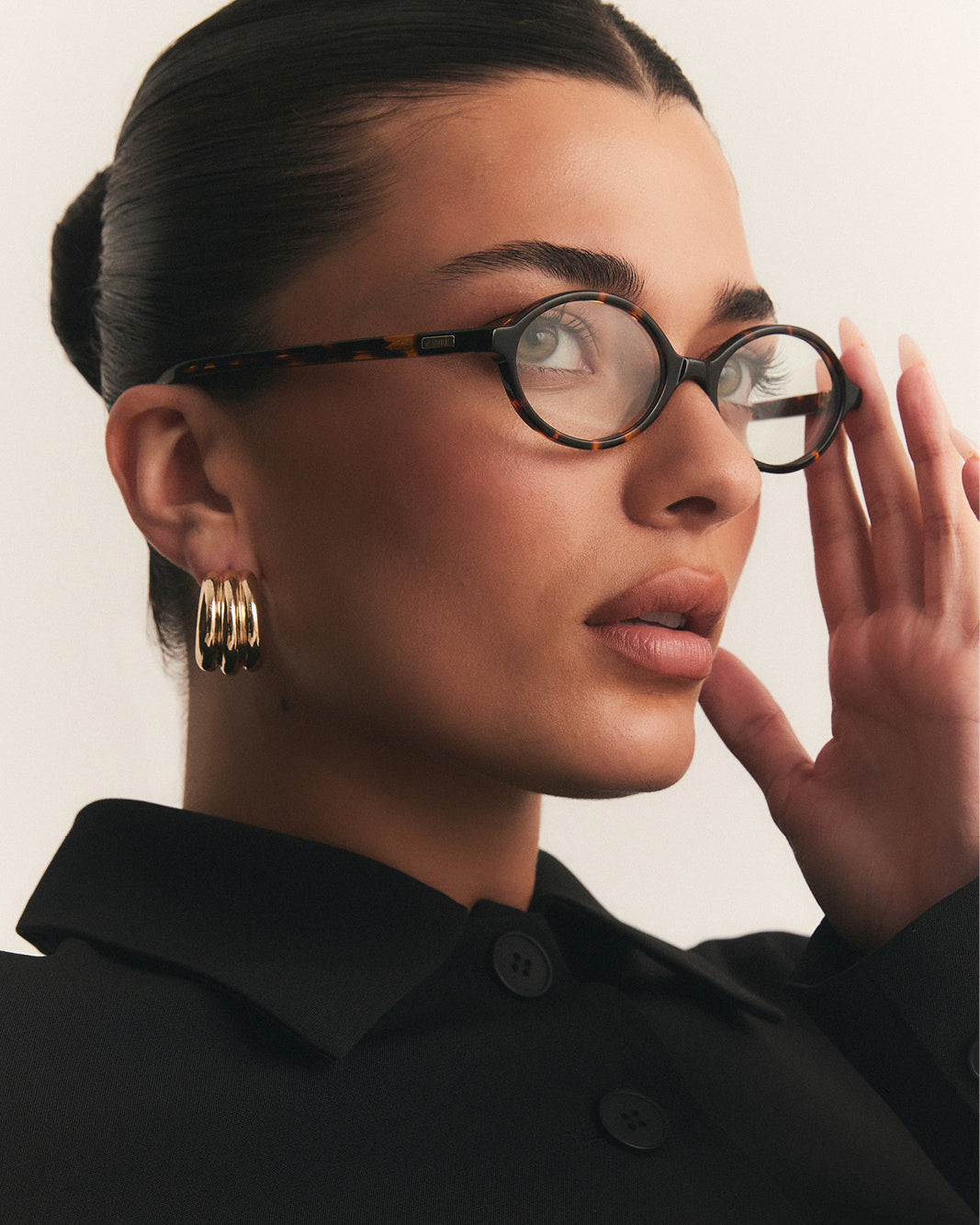 THE YASMIN - HAVANA TORT-BLUE LIGHT-SUNGLASSES-BANBE-Billini