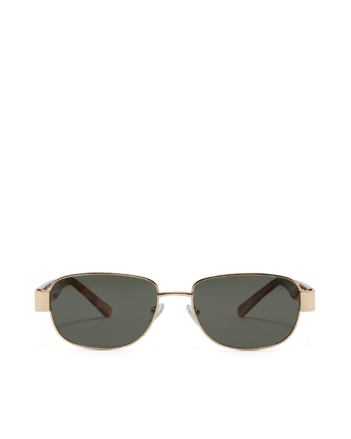 THE ADDISON - GOLD-HAVANA TORT-GREEN-SUNGLASSES-BANBE-Billini