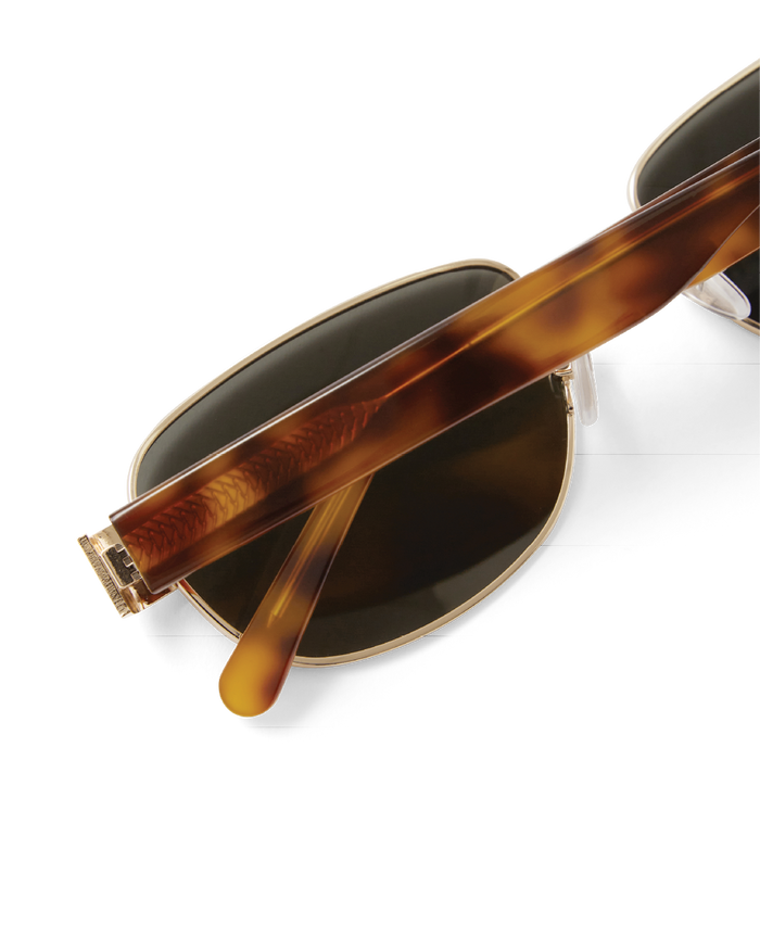THE ADDISON - GOLD-HAVANA TORT-GREEN-SUNGLASSES-BANBE-Billini