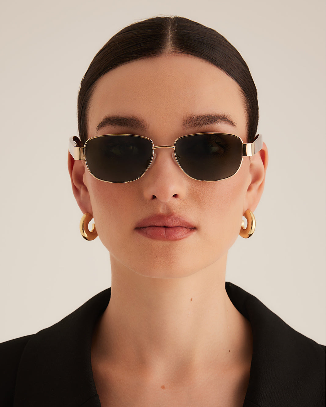 THE ADDISON - GOLD-HAVANA TORT-GREEN-SUNGLASSES-BANBE-Billini