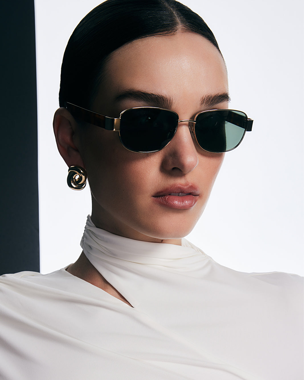 THE ADDISON - GOLD-HAVANA TORT-GREEN-SUNGLASSES-BANBE-Billini