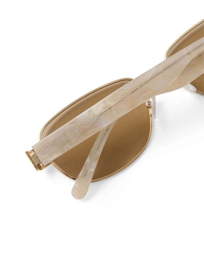 THE ADDISON - GOLD-PEARL TORT-BEIGE-SUNGLASSES-BANBE-Billini