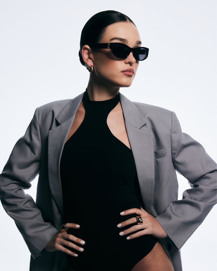 THE ARIANA - BLACK-BLACK-SUNGLASSES-BANBE-Billini