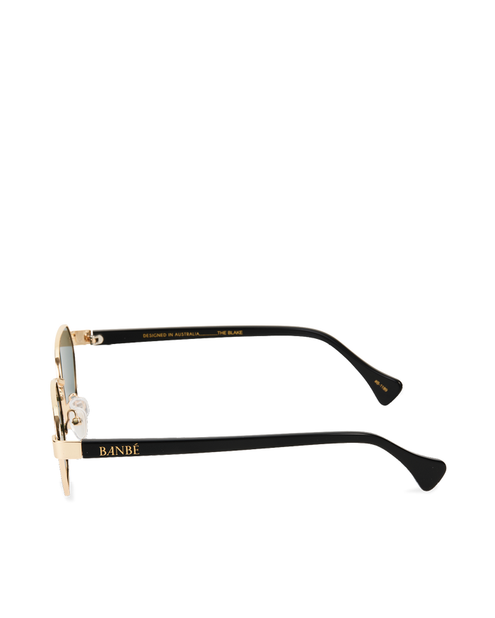 THE BLAKE - GOLD-DARK OLIVE-SUNGLASSES-BANBE-Billini