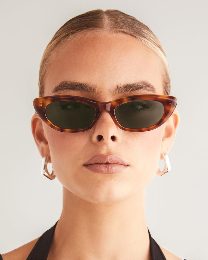 THE CAROLINE - HAZEL TORT-GREEN-SUNGLASSES-BANBE-O/S-Billini