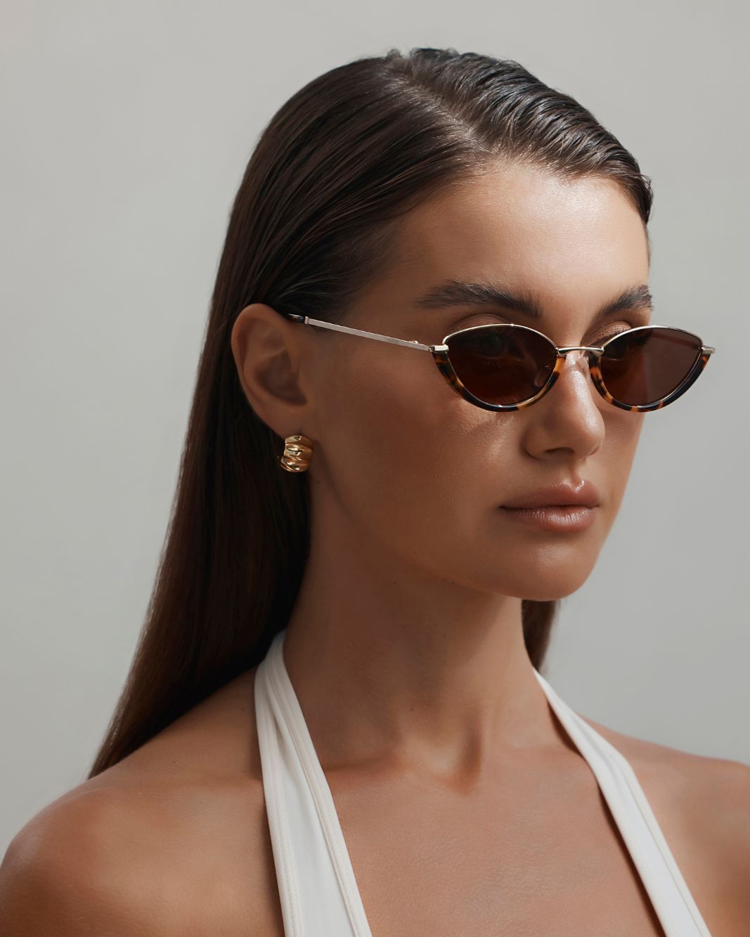 THE CONSANI - DARK HAVANA TORT-MELON-SUNGLASSES-BANBE-Billini