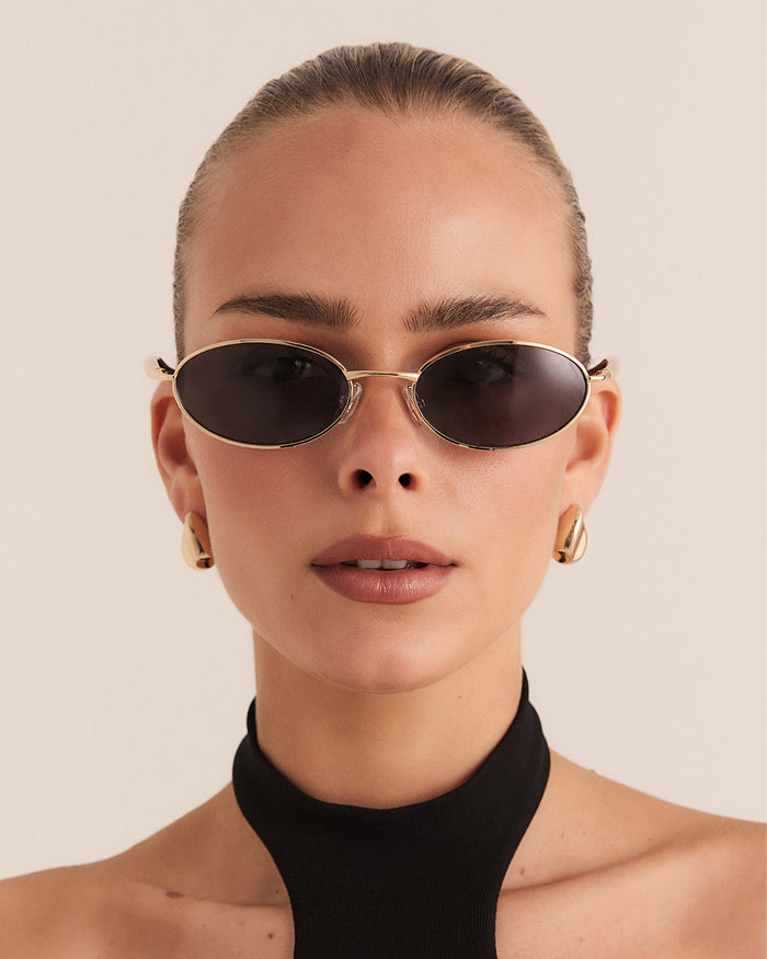 THE CRUZ - GOLD-SMOKE-SUNGLASSES-BANBE-Billini