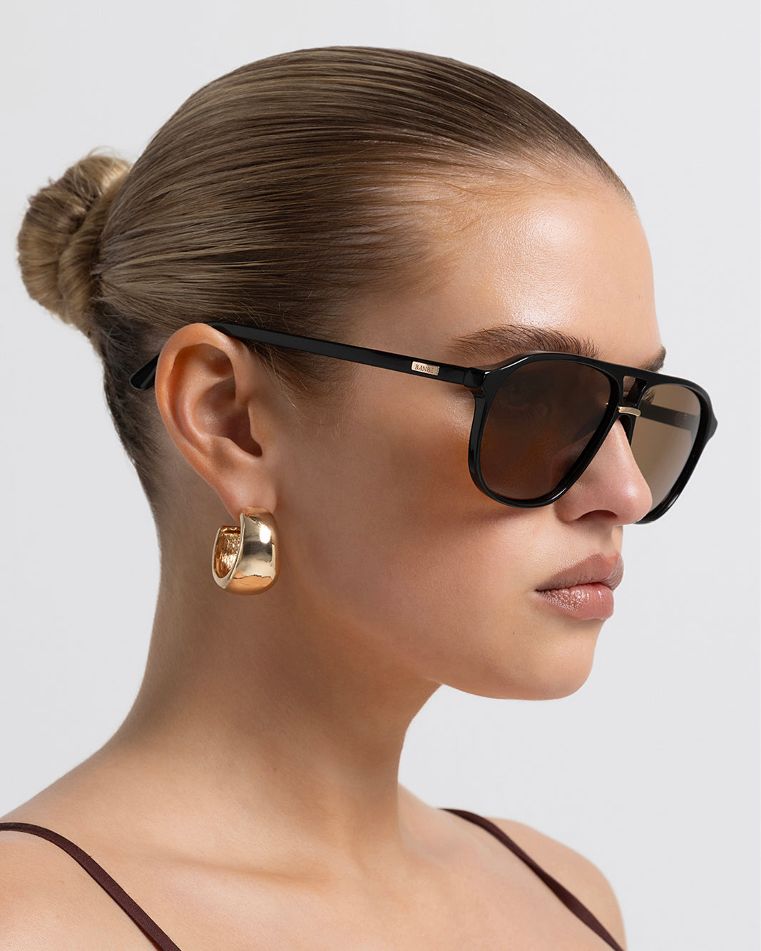 THE CYRUS - BLACK-CHOCOLATE-SUNGLASSES-BANBE-Billini