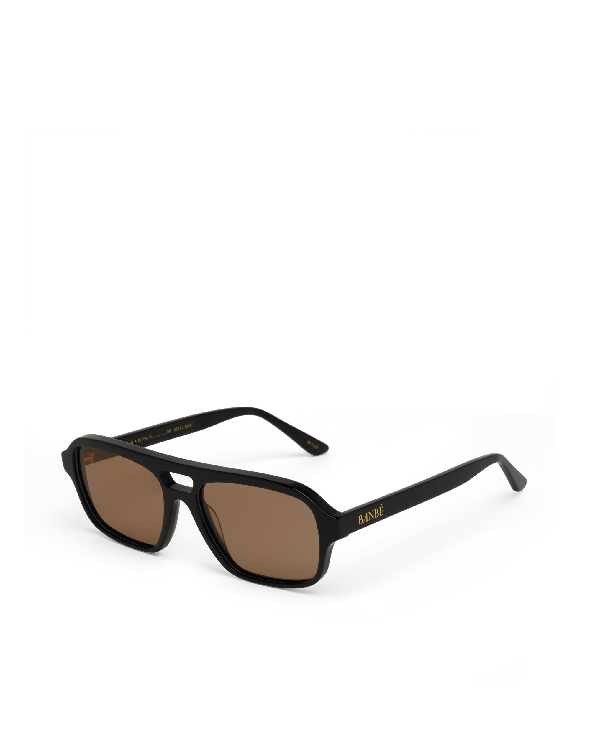 THE DELEVIGNE - BLACK-CARAMEL-SUNGLASSES-BANBE-O/S-Billini