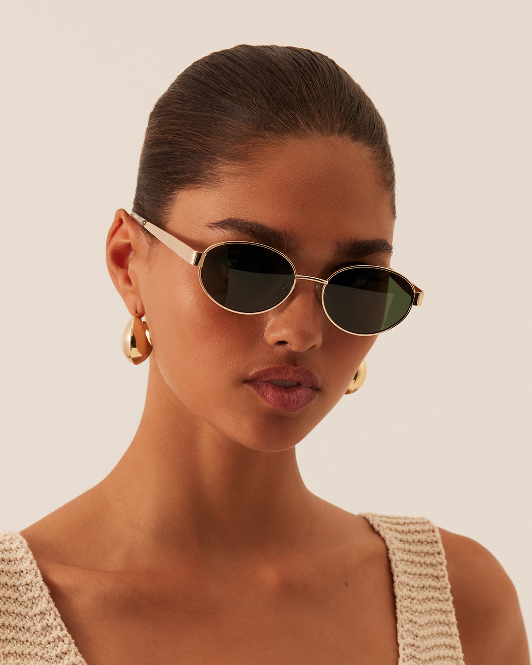 THE EVANGELISTA - GOLD-GREEN-SUNGLASSES-BANBE-O/S-Billini