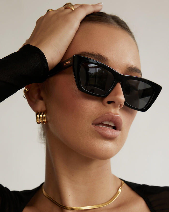 THE GISELE - BLACK-JET-SUNGLASSES-BANBE-O/S-Billini