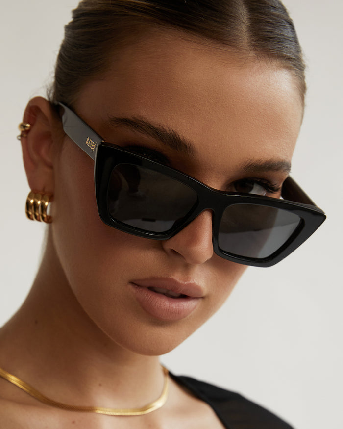 THE GISELE - BLACK-JET-SUNGLASSES-BANBE-O/S-Billini