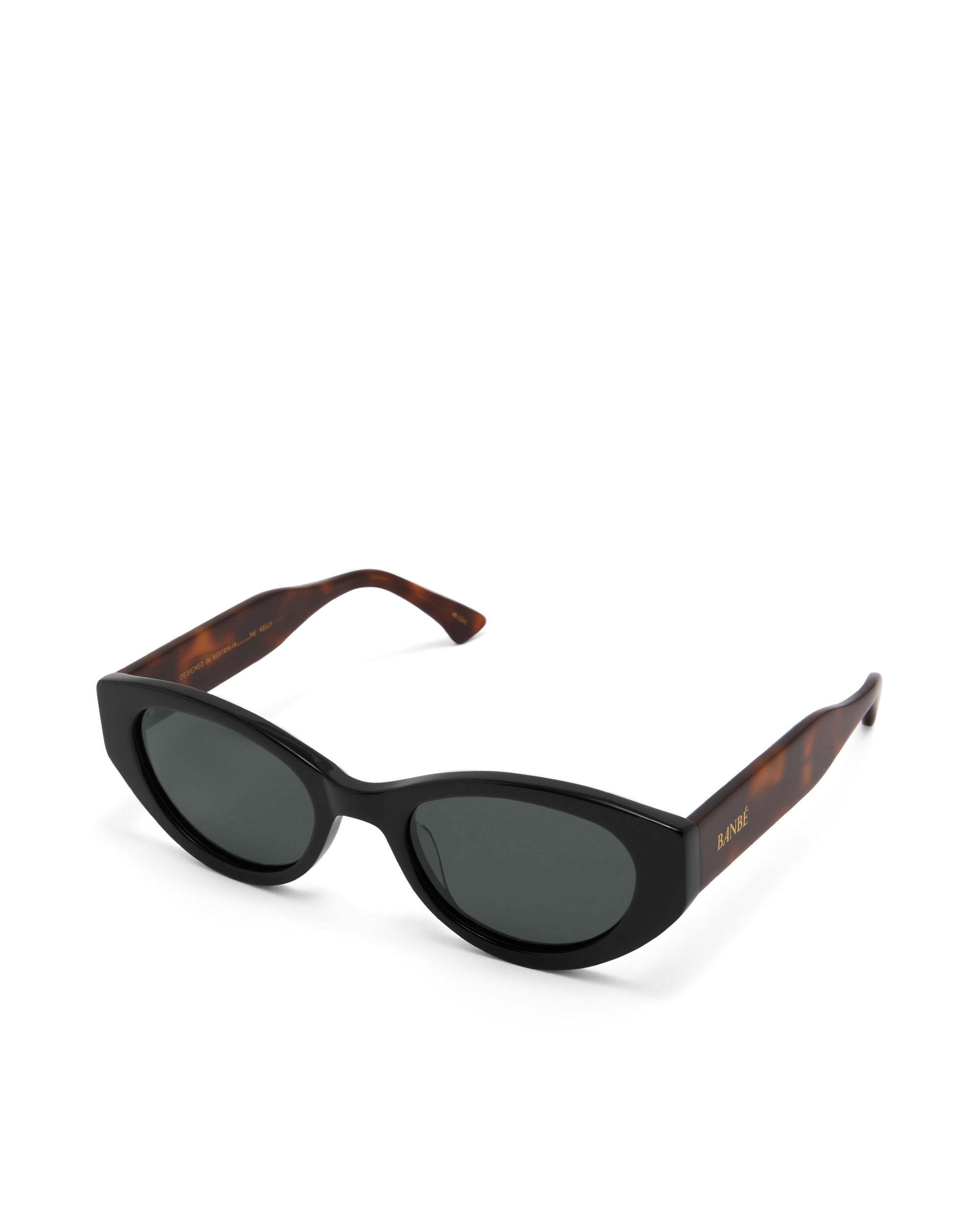 THE KELLY - BLACK-HAVANA TORT-DARK GREEN-SUNGLASSES-BANBE-Billini
