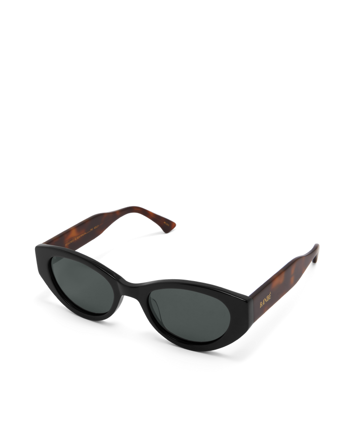 THE KELLY - BLACK-HAVANA TORT-DARK GREEN-SUNGLASSES-BANBE-Billini