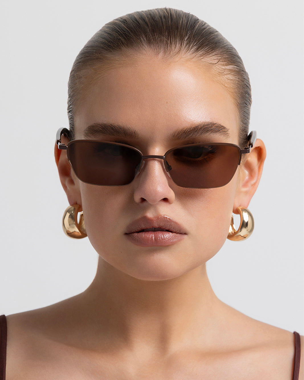 THE LYDIA - DARK CHOCOLATE-DARK CHOCOLATE-SUNGLASSES-BANBE-Billini