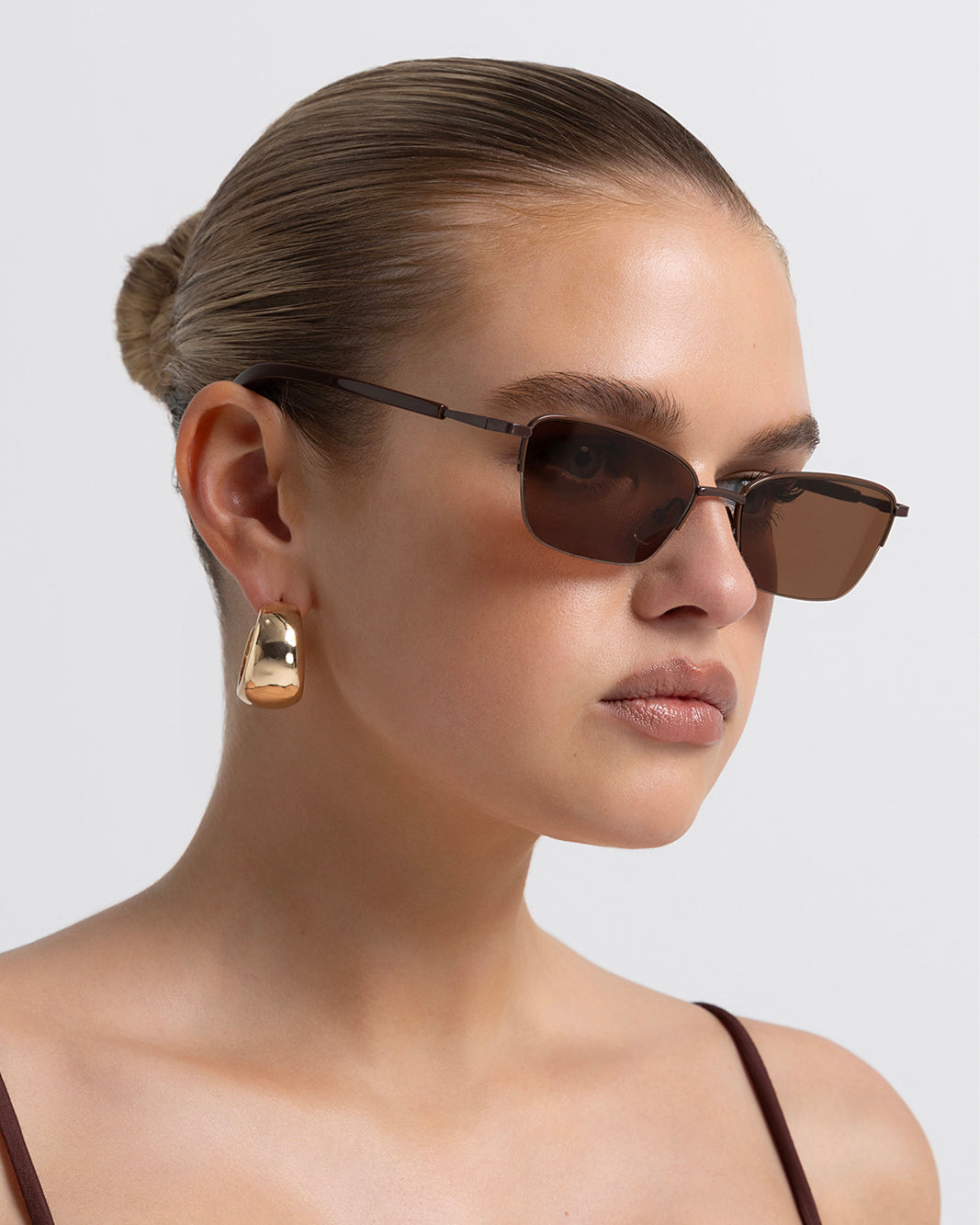 THE LYDIA - DARK CHOCOLATE-DARK CHOCOLATE-SUNGLASSES-BANBE-Billini