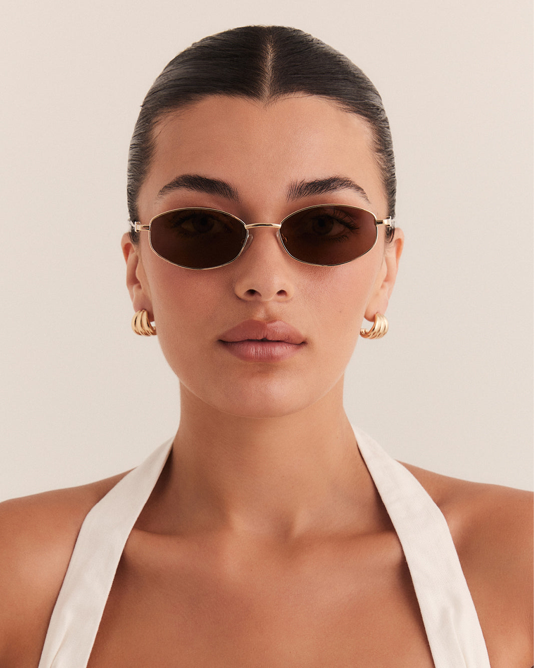 THE MILA - GOLD-BROWN-SUNGLASSES-BANBE-Billini