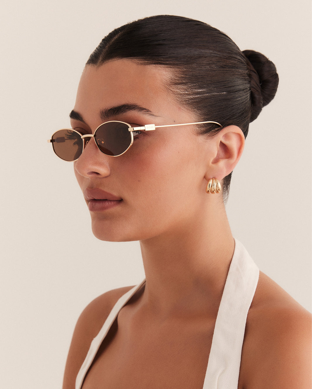 THE MILA - GOLD-BROWN-SUNGLASSES-BANBE-Billini