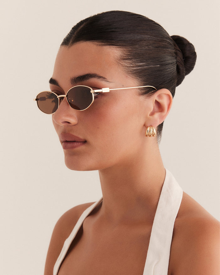 THE MILA - GOLD-BROWN-SUNGLASSES-BANBE-Billini