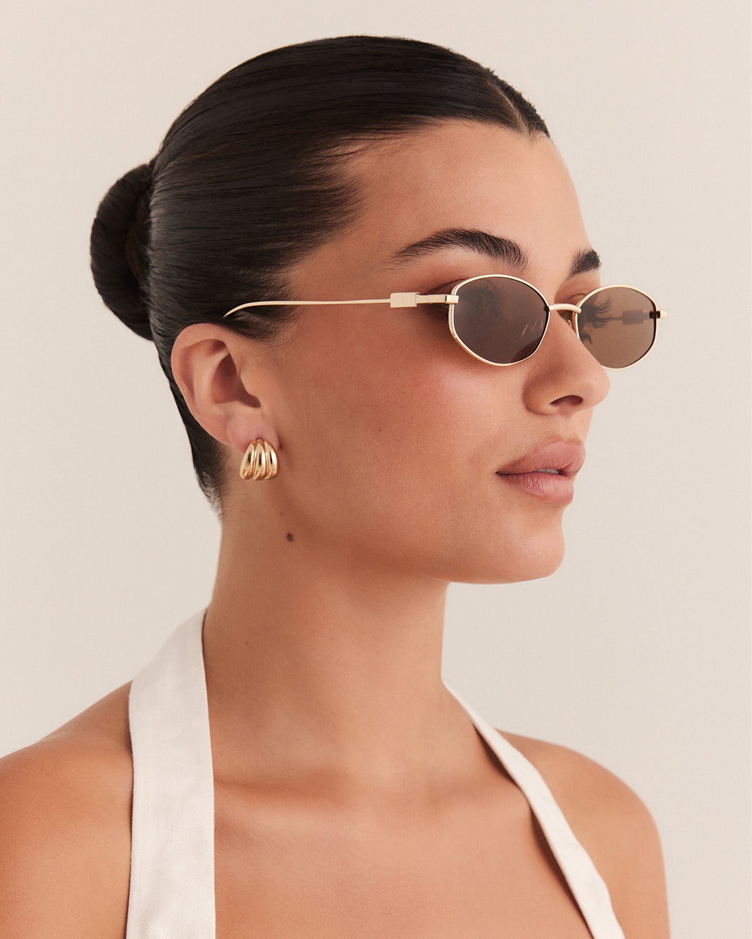 THE MILA - GOLD-BROWN-SUNGLASSES-BANBE-Billini
