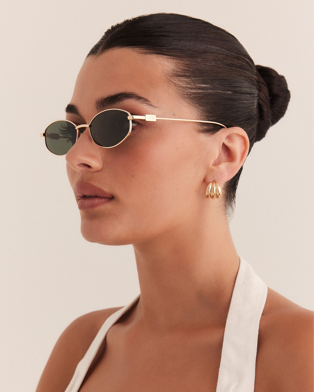THE MILA - GOLD-GREEN-SUNGLASSES-BANBE-Billini