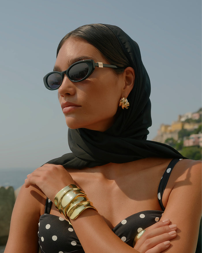 RAVEN EARRINGS - GOLD-JEWELLERY-Billini-Billini