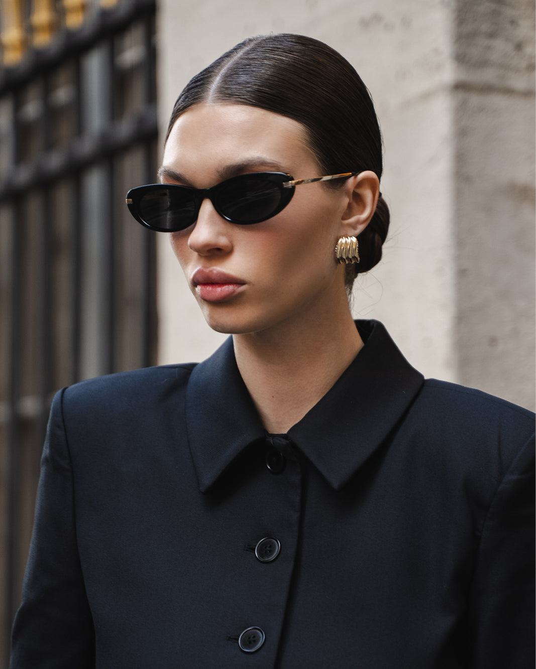THE RAE - BLACK-BLACK-SUNGLASSES-BANBE-Billini