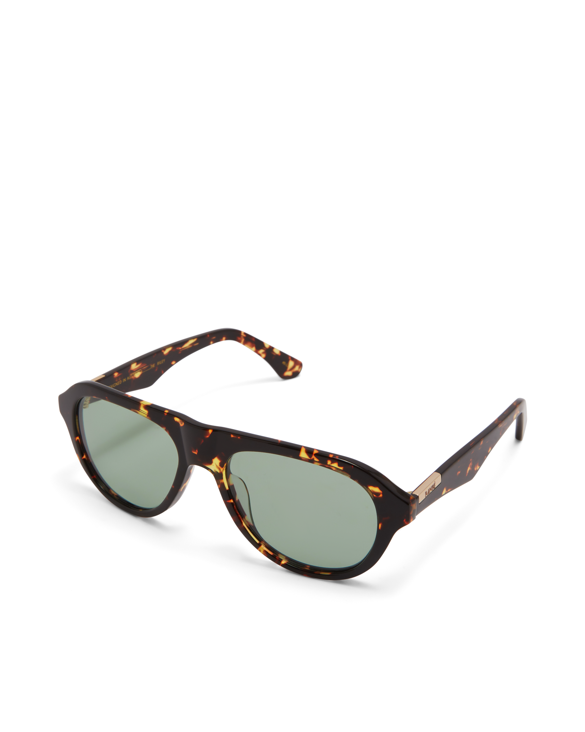 THE RILEY - AMBER TORT-LIGHT GREEN-SUNGLASSES-BANBE-Billini
