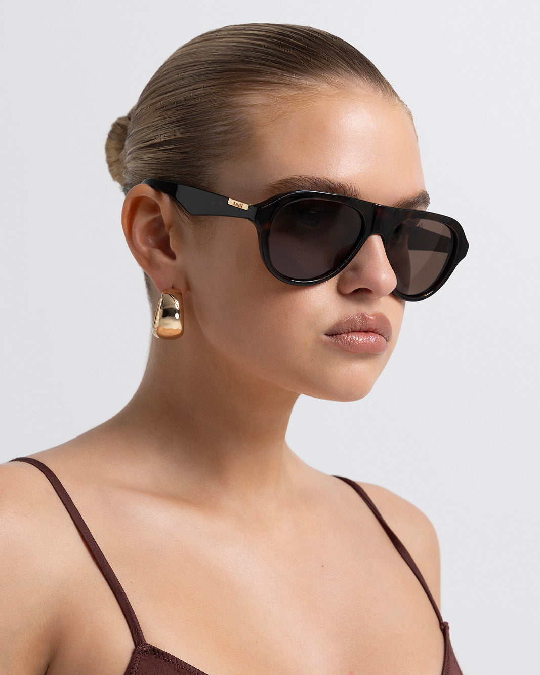 THE RILEY - HAVANA TORT-CHOCOLATE-SUNGLASSES-BANBE-Billini