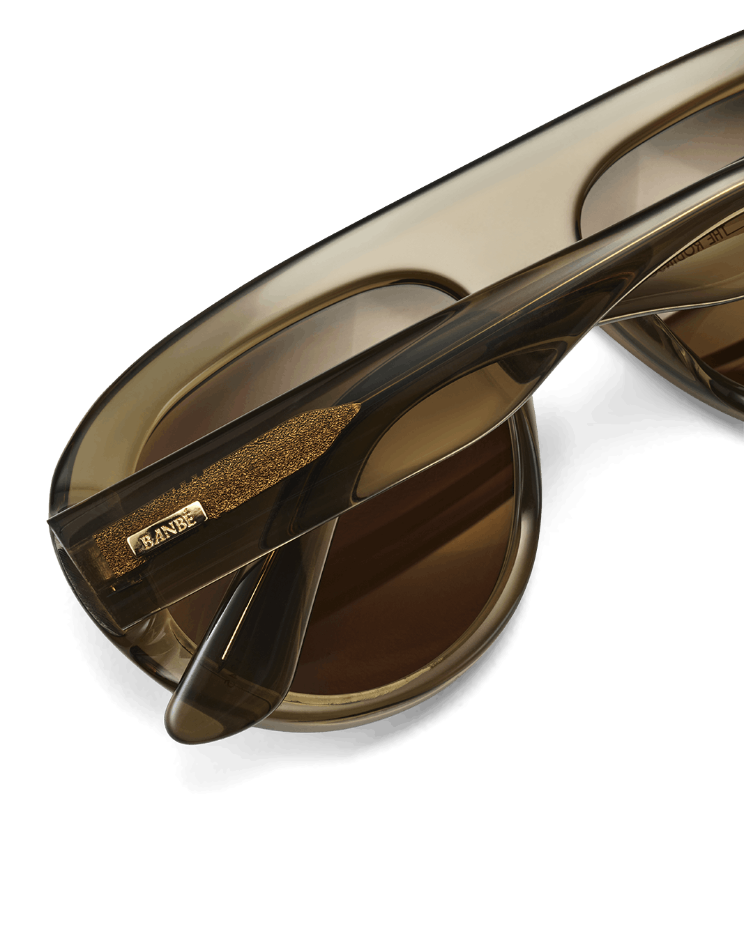 THE ROBINSON - TRANSLUCENT GREEN-BROWN-SUNGLASSES-BANBE-Billini
