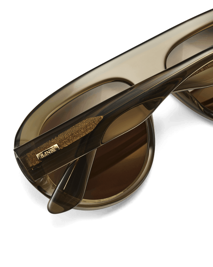 THE ROBINSON - TRANSLUCENT GREEN-BROWN-SUNGLASSES-BANBE-Billini