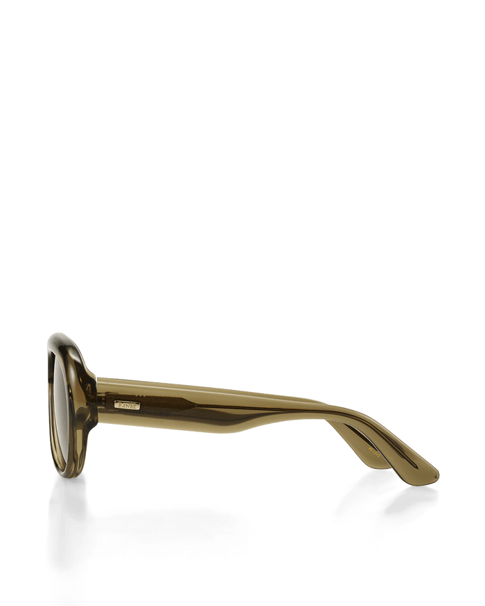 THE ROBINSON - TRANSLUCENT GREEN-BROWN-SUNGLASSES-BANBE-Billini