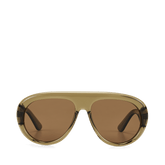 TRANSLUCENT GREEN-BROWN