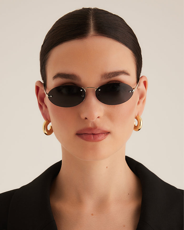 THE SABRINA - GOLD-SMOKE-SUNGLASSES-BANBE-Billini