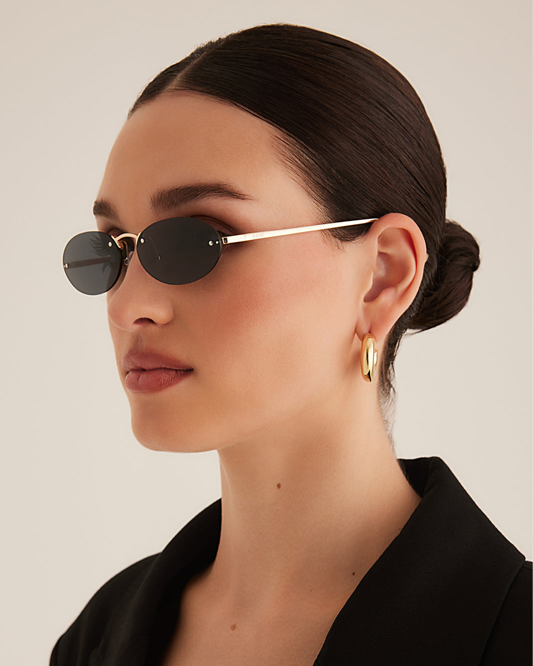 THE SABRINA - GOLD-SMOKE-SUNGLASSES-BANBE-Billini
