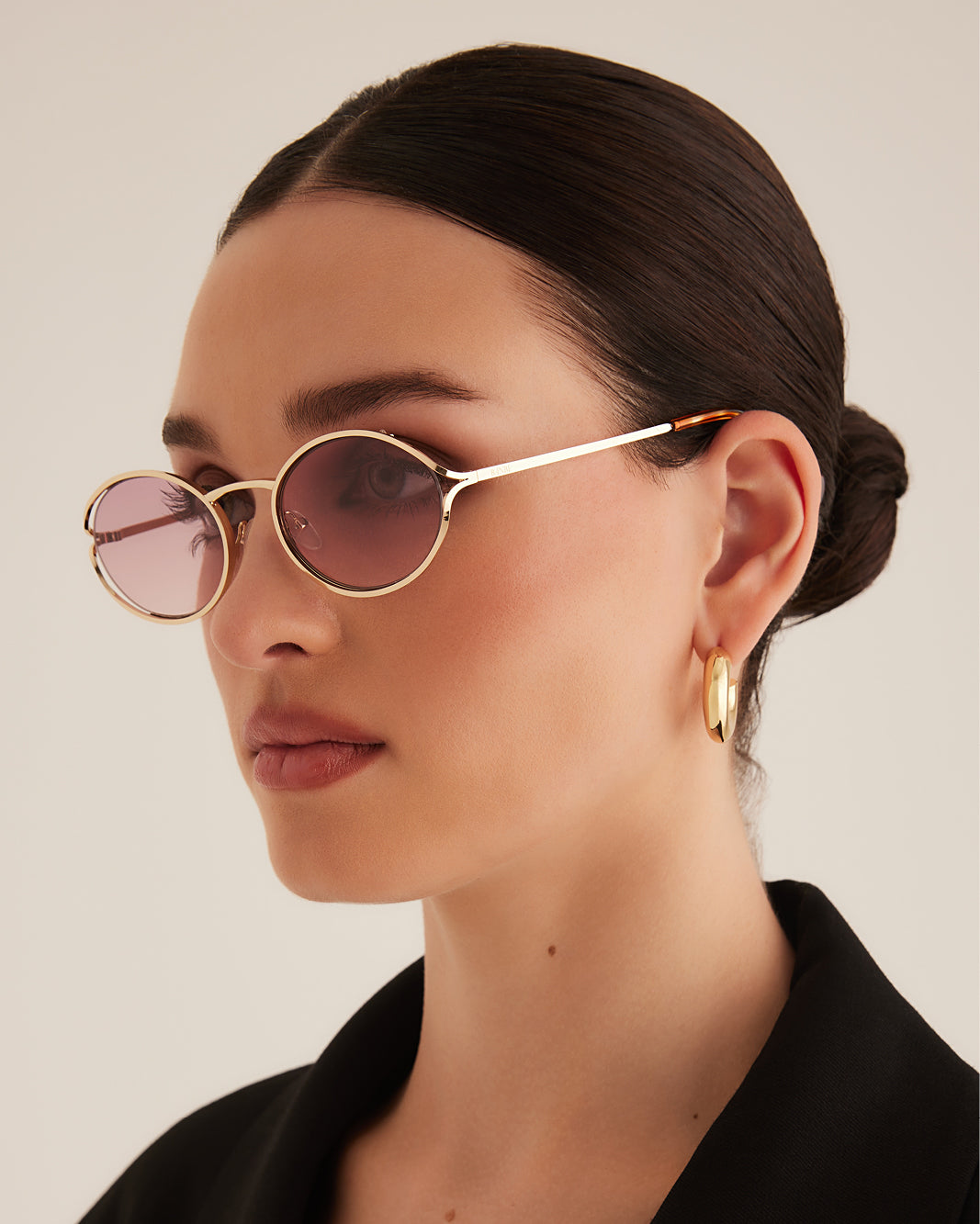 THE SAMPAIO - GOLD-PINK FADE-SUNGLASSES-BANBE-Billini