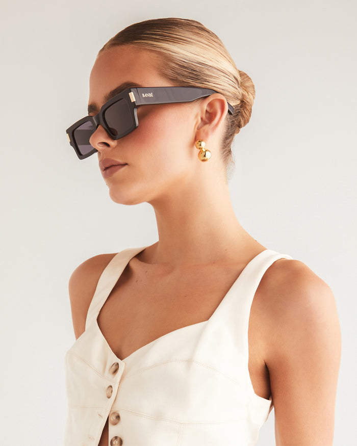 THE SARA - BLACK-JET-SUNGLASSES-BANBE-O/S-Billini