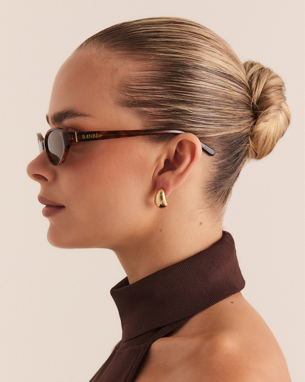 THE SELENA - CARAMEL TORT-CHOCOLATE-SUNGLASSES-BANBE-Billini