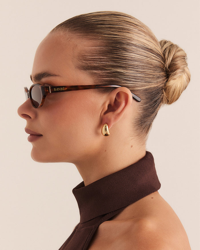 THE SELENA - CARAMEL TORT-CHOCOLATE-SUNGLASSES-BANBE-Billini