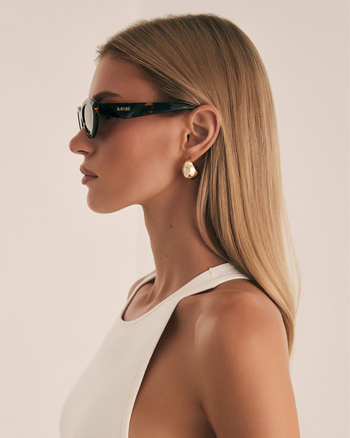 THE SELITA - HAVANA TORT-CHOCOLATE-SUNGLASSES-BANBE-O/S-Billini