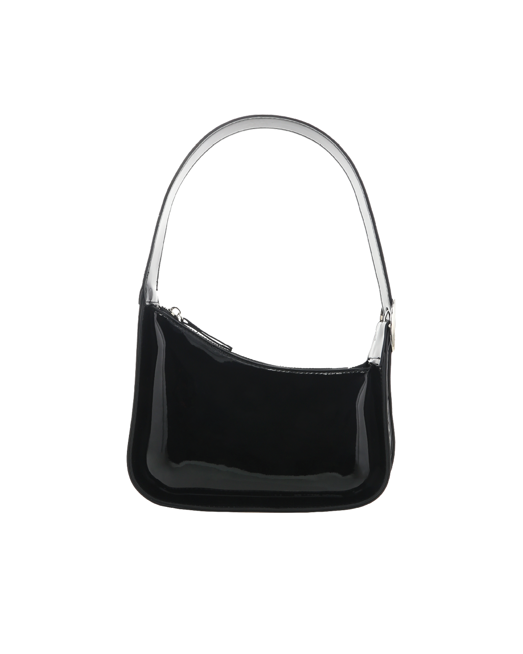 THE SHOULDER - BLACK PATENT-Handbags-Billini--Billini