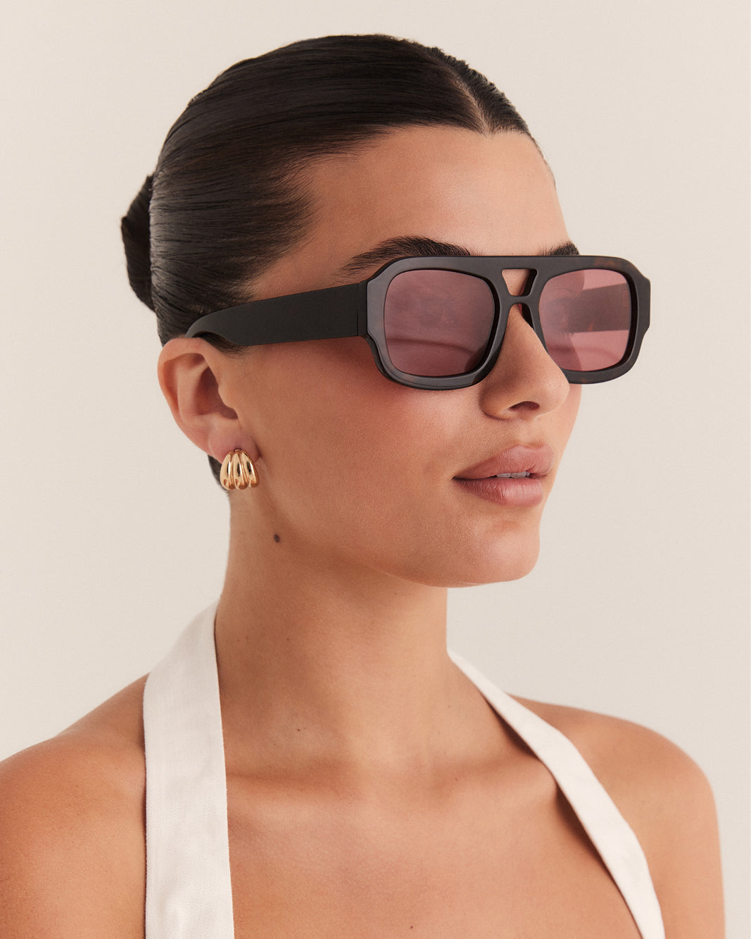 THE SUKI - DARK HAVANA TORT-MELON-SUNGLASSES-BANBE-Billini
